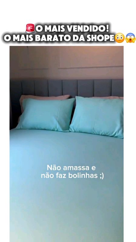 😱 O Lençol 400 Fios MAIS VENDIDO da Shopee! Macio demais e baratinho #shopeeachadinhos  #AchadosShopee  #casaconforto  #lençol400fios  #promocao
