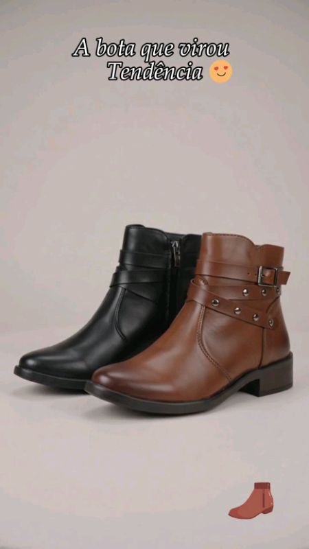 Bota Botinha Feminina Country Cano Curto Médio #botas #coturno #moda #feminino #festa #junina #bibiofertas #botina