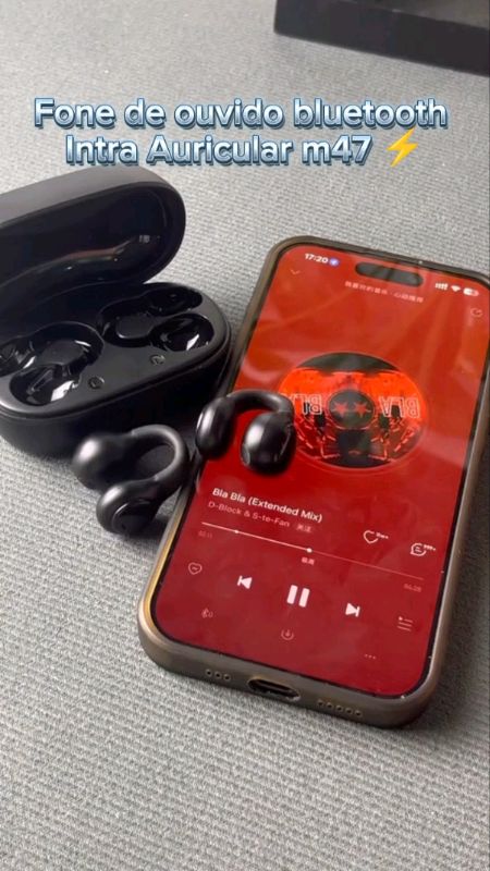 Fone De Ouvido Bluetooth Sem Fio Intra Auricular M47 #fonebluetooth #fonesemfio