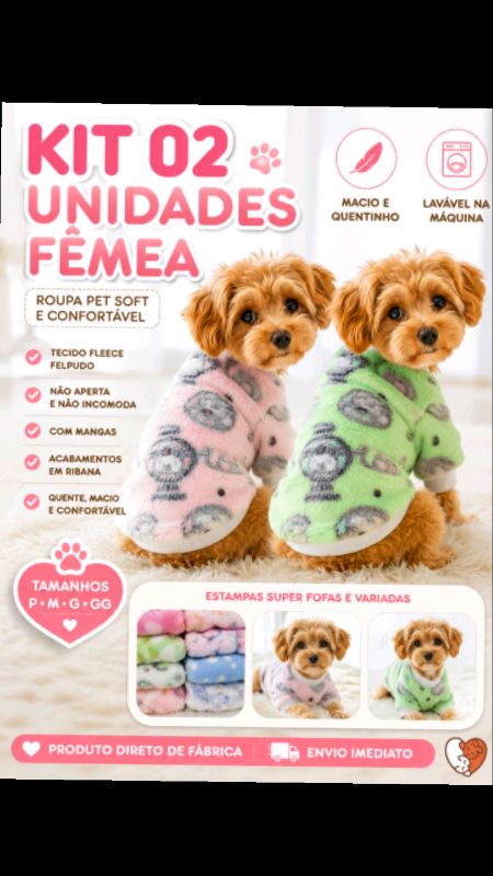 #roupapet #kitroupapet #petroupatfleece #petroupa