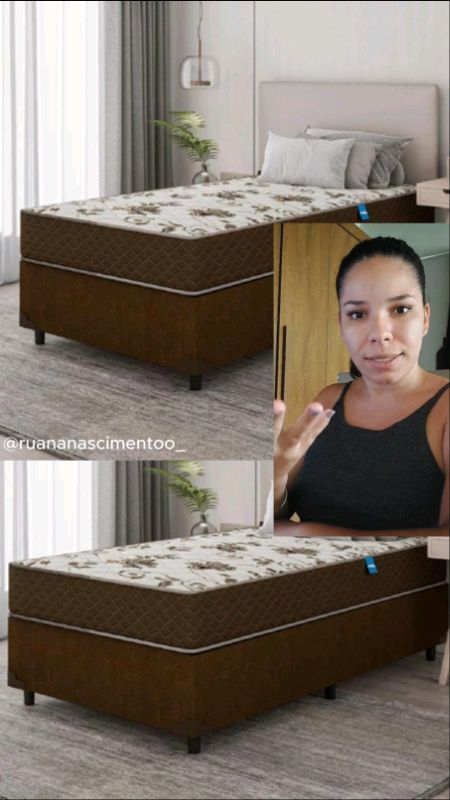 cama box de solteiro.88x1,88x0,57 colchão D33 PARA SOLTEIRO. BOX COM COLCHÃO MACIO. cama para pessoa até 90kg #camadesolteirobarata #camabox #colchão