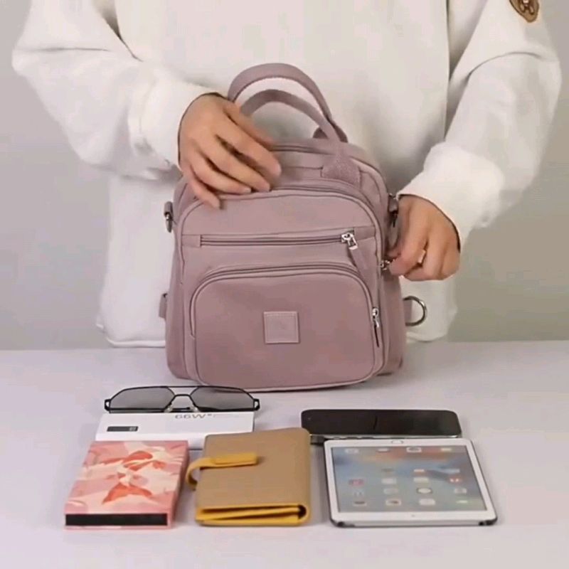 Bolsa Feminina Mochila Transversal Impermeável #bolsa #bolsatransversal #bolsamochila