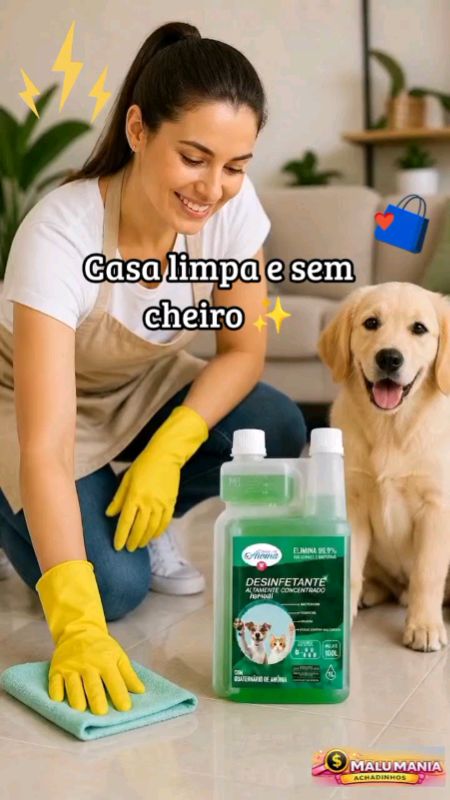 ADICIONE A SACOLA 👆.  Desinfetante Herbal Pet Concentrado Eliminador Odor Bactericida.   #Herbal #desinfetante #bactericida