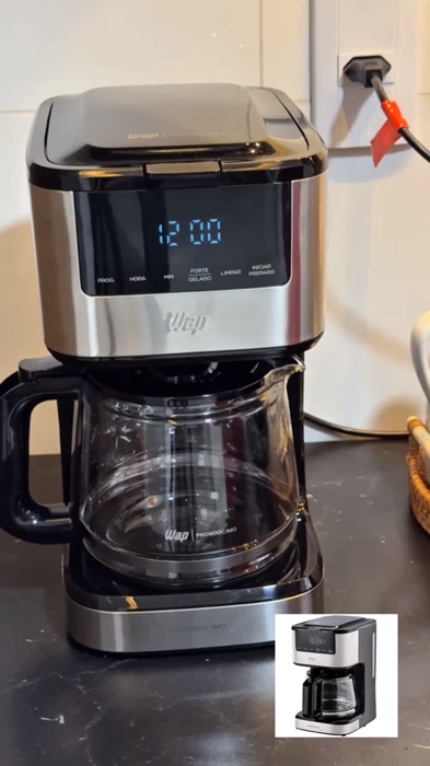 Cafeteira Digital Elétrica! #coffee #cafeteira #cafe