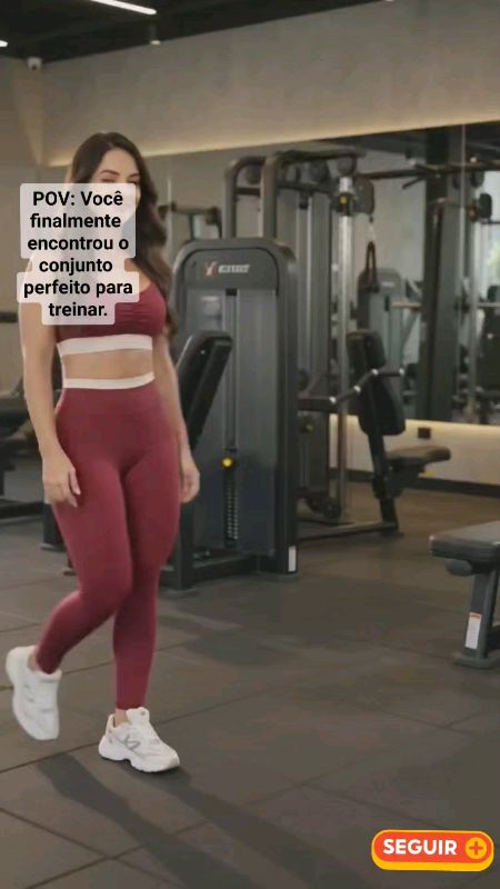 Conjunto Fitness Feminino Academia Bicolo Top e Legging #ConjuntoFitness #LookFitnessFeminino #LeggingCinturaAlta #TreinoComEstilo