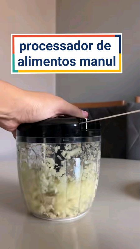 processador de alimentos manual#processador #processadordealimentos #processadordealho #processadordealimentos #cozinha #utilizades
