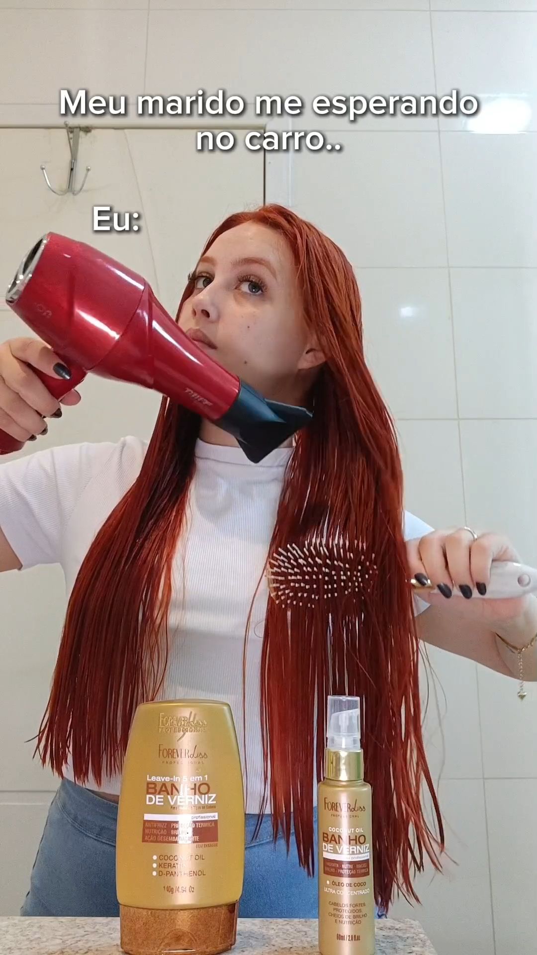 Banho De Verniz - Autocuidado com cheirinho de coco 🥥🤎 #hidratação #foreverliss #shopeebeauty