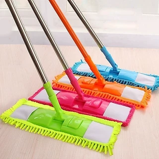 Rodo Mop Esfregão Magico Vassoura Microfibra Colorido Tira Pó Limpa Pisos Vidros Janela Po