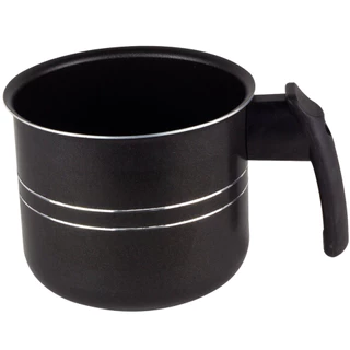 Canecão / Leiteira Antiaderente Preto | Resistente e Prático | Alumínio | Tamanhos nas Var