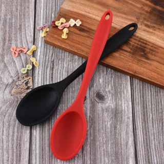 Colher de Silicone Utensílio De Cozinha Arroz Fritar Mexer Conjunto Colher Silicone Colhe
