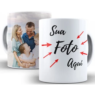 Caneca Personalizada De Porcelana Com Sua Foto