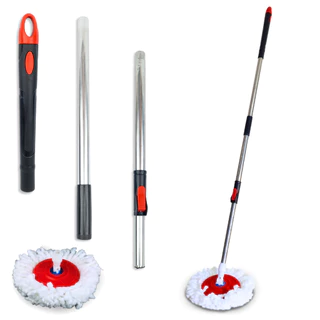 Cabo Mop Giratório Completo Com 140 Cm - BNVT