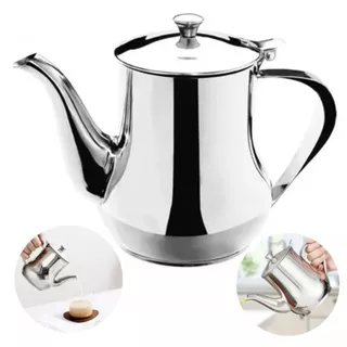 Bule De Inox Para Café Cha 570ml Cafeteira Portátil Leiteira Multiuso