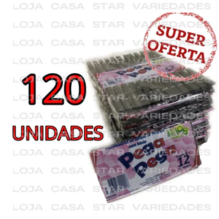 Kit 120 Prendedor de roupas Pregador De Roupa Plástico Reforçado Multiuso - Prendedores Pr