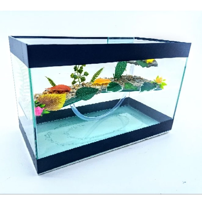 Terrário N5 Grande Tartaruga 40x19x25cm Aquário Beteira Répteis
