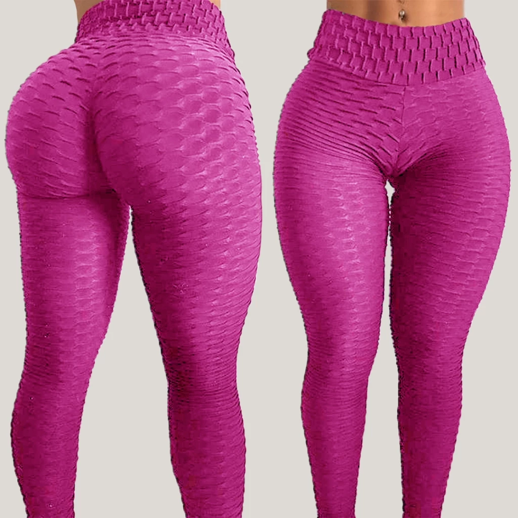 Calça Legging Bolha Suplex Cós Alto Empina Bumbum Fitness Suplex 3D Legue Textura Flocada Academia