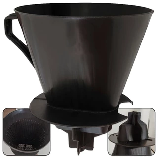 Porta Filtro/Coador Para Café Suporte Funil de Plástico Adaptador para Garrafa