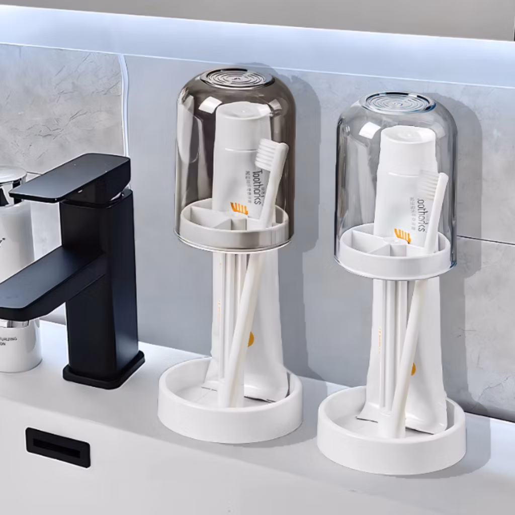 Porta Escova E Pasta De Dente À Prova De Poeira