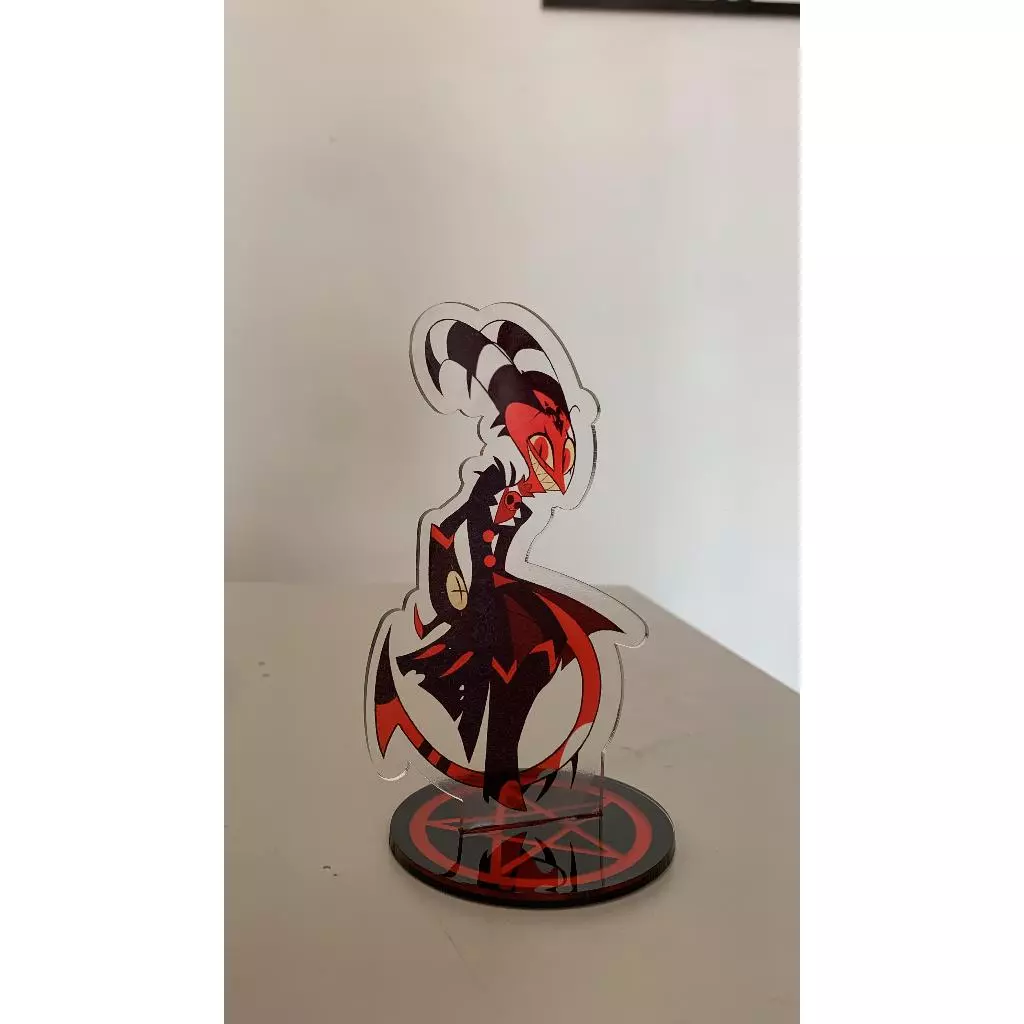 Personagens de Helluva Boss em Acrílico Sublimado 10 cm