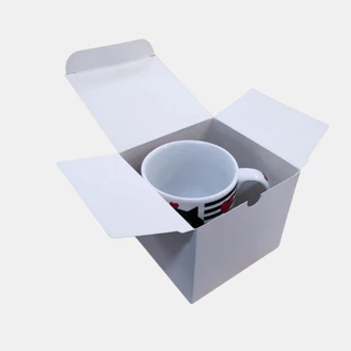 100 Caixa Para Caneca De Porcelana 325 Ml (brc) +100 Reforços de Fundo Caneca Sublimação A