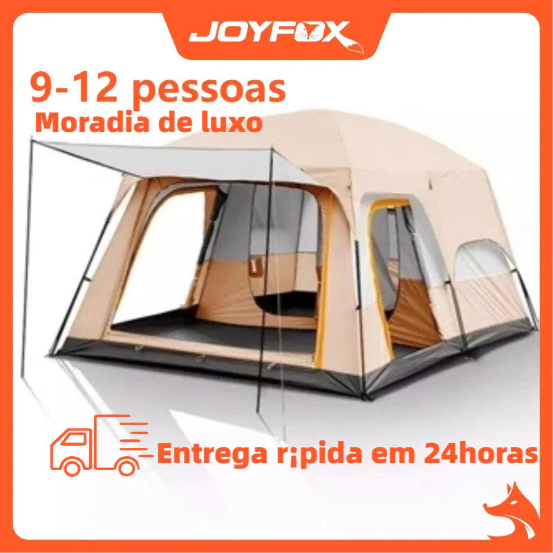 🏕 Barraca Camping 9–12 Pessoas