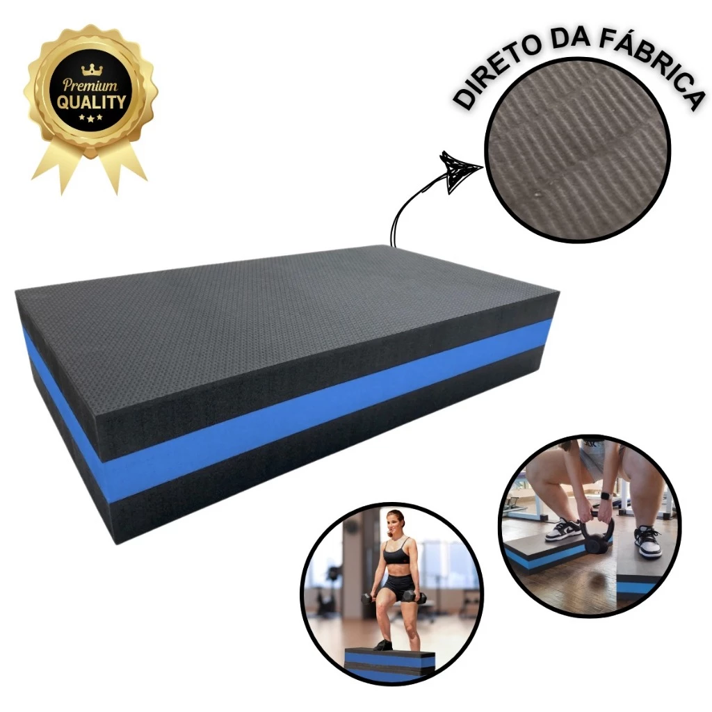 Step Eva Academia Crossfit Aeróbico Exercício Físico Ginástica Vários Tamanhos