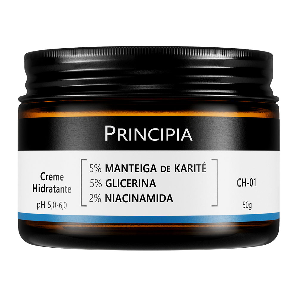 Creme Hidratante Facial CH-01 Principia - Karité, Glicerina e Niacinamida