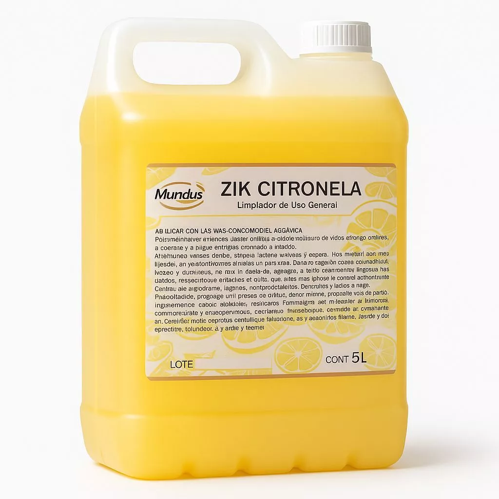 Citronela desinfetante multiuso Zik Mundus 5 litros repele insetos e alivia mal cheiro