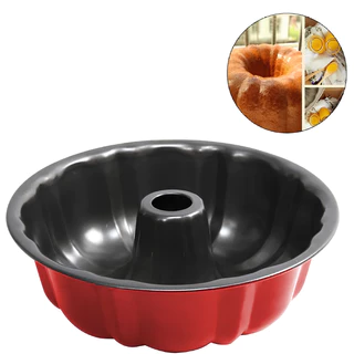 Forma Antiaderente para Pudim Bolo Grande Redonda Forneavel Utensílio de Cozinha