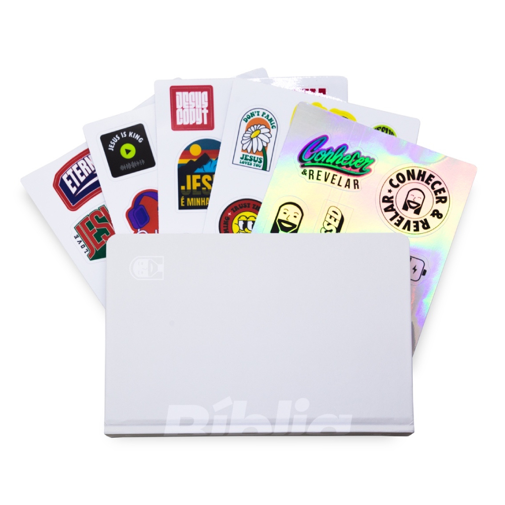 Bíblia Sticker 2.0 Off-White — NVI Capa Dura