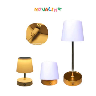 Abajur Recarregável Touch Luminária Retrátil em Aço LED