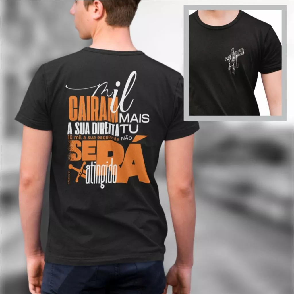 Camiseta Gospel Estampada