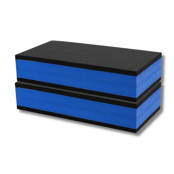 Kit 2 Step de EVA 60x28x10cm Antiderrapante para Exercícios, Academia, Funcional, Aeróbico