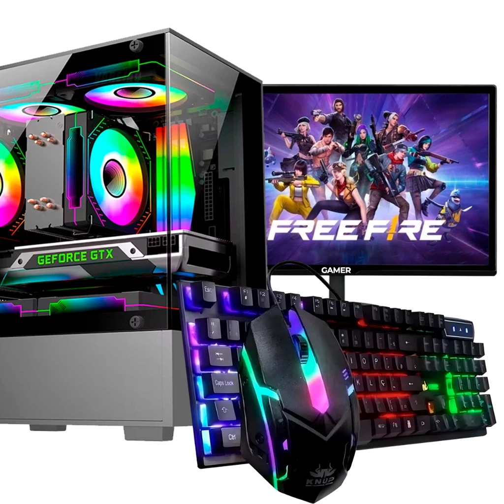 Computador Gamer Intel Core I5 8gb Ram SSD 120GB Gamer GT 610 + Monitor 15"