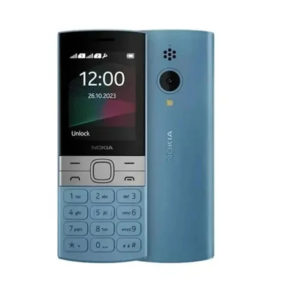 Celular Nokia 150 4G Celular De Botão Celular Para Idoso Celular Com Teclas Grandes Azul