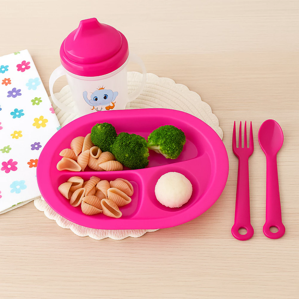 conjunto prato bebe