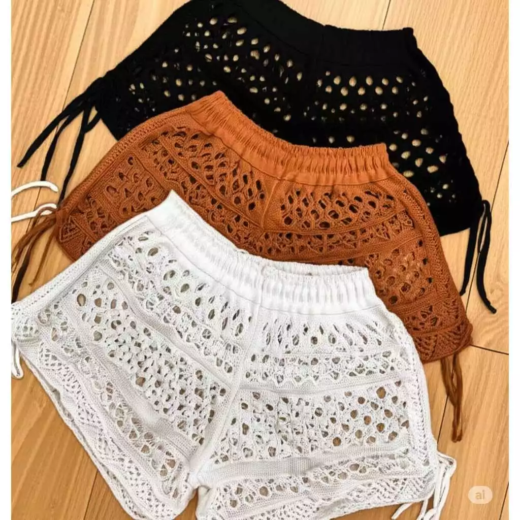 Kit C/2 Shorts saida de Praia feminino moda praia primavera verão