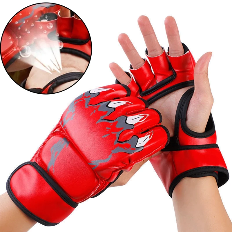 Luva de Boxe Meio Dedo para Saco