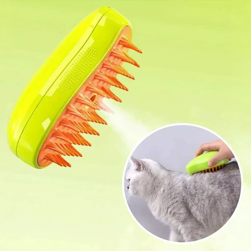 Escova a vapor 3 em 1 para pets