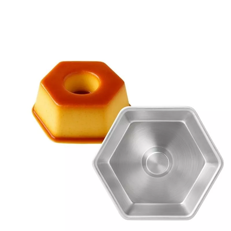 Forma Torta Suiça Sextavada Bolo Pudim 25cmx7cm Caparroz