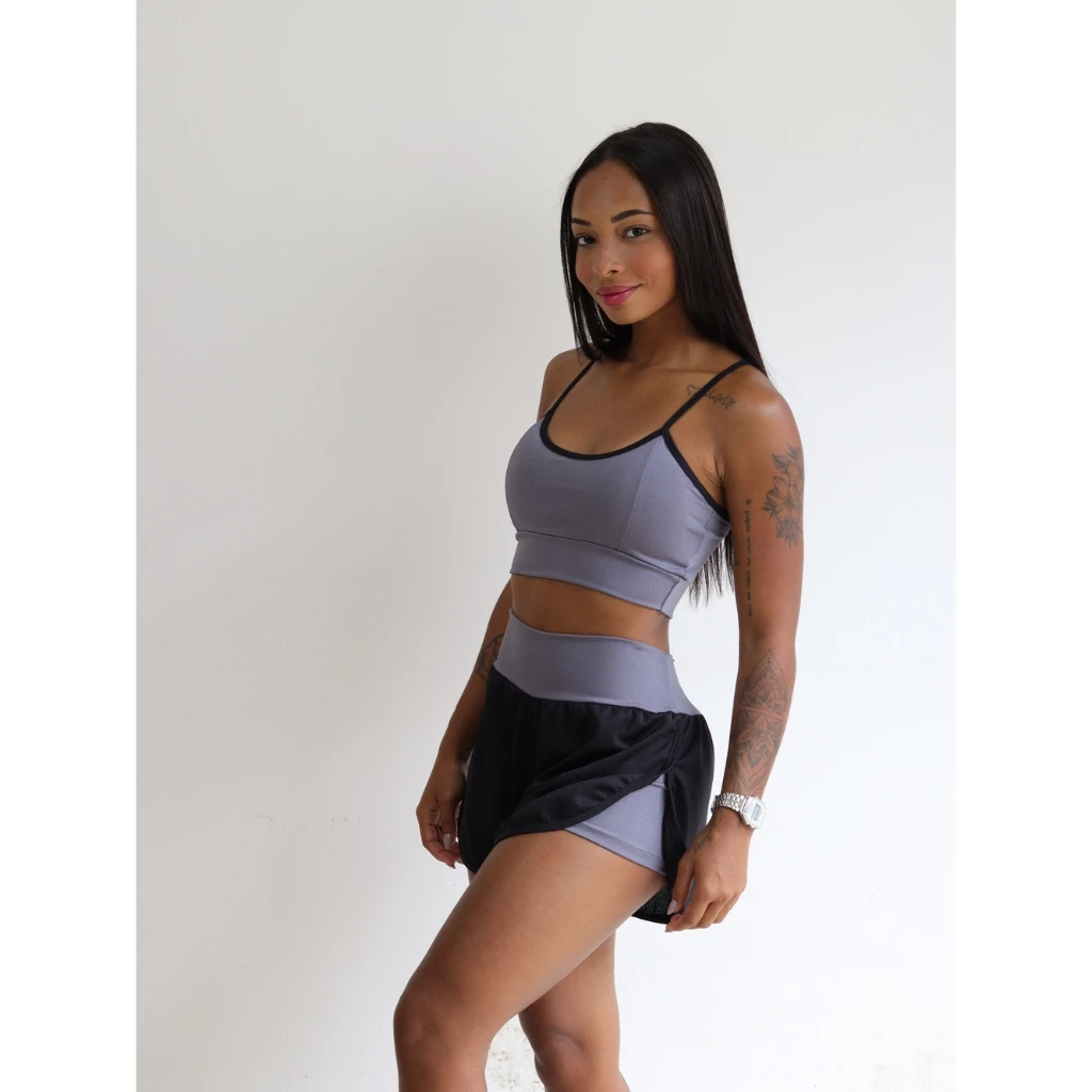 Conjunto Top + Short Duplo Suplex DryFit