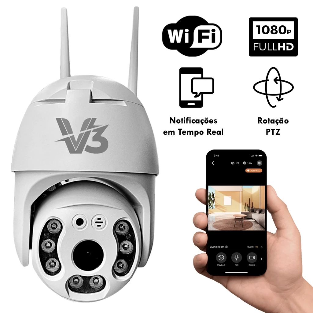 Câmera Wi-Fi barata para rede 2.4GHz em casa