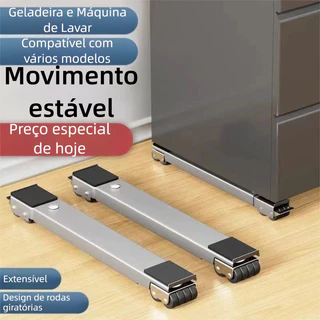 Suporte De Base Com Rodinha Para Geladeira Fogão E Máquina De Lavar Lousa Base Ajustável