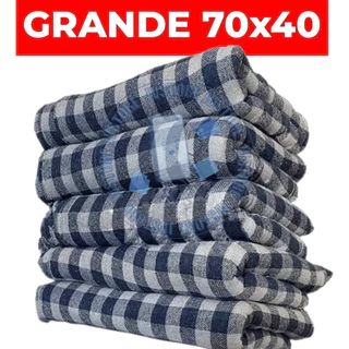 Kit Panos de Chão Xadrez 100% Algodão Grande Alta Absorção Kit Econômico Limpeza Ideal par