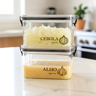 Pote Multiuso com Vedação Hermética e Click 460ml/950ml – Porta Mantimento, Freezer, Despe