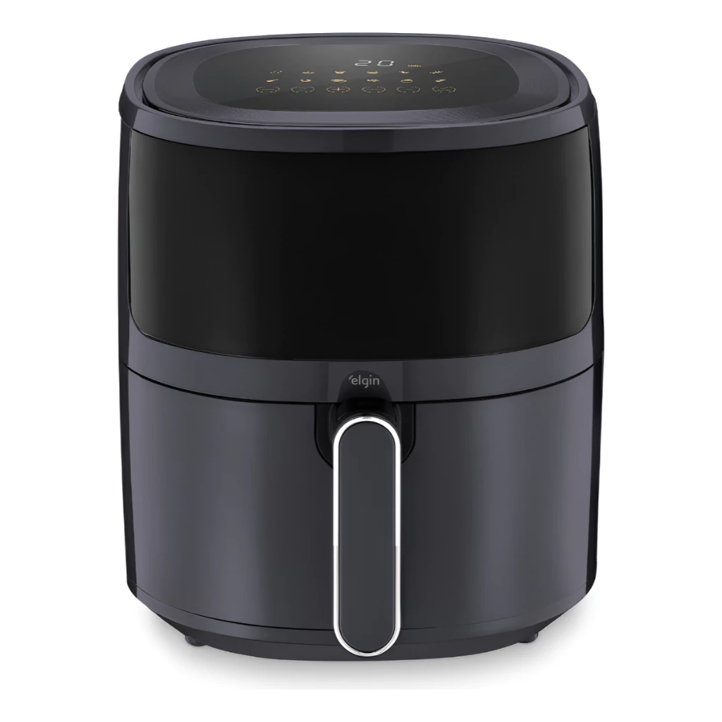 Fritadeira Elétrica Visio Fry Elgin 5L 1700w Air Fryer Digital Cinza