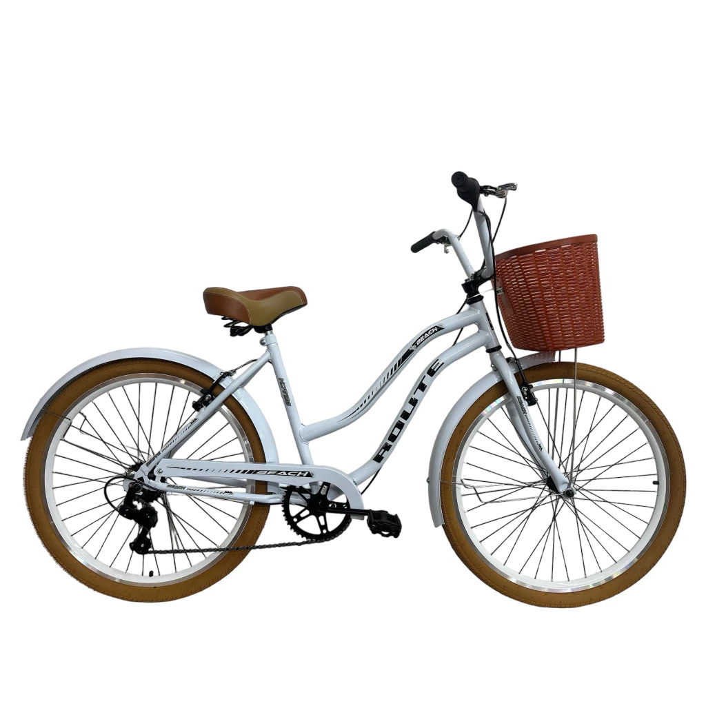 🚲 Bicicleta Retro Feminina Com Marcha Aro 26 Beach