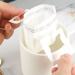 100 Unidades Filtro de Café Portátil Saco Filtrante Coador Pequeno Mini Coador Envelope