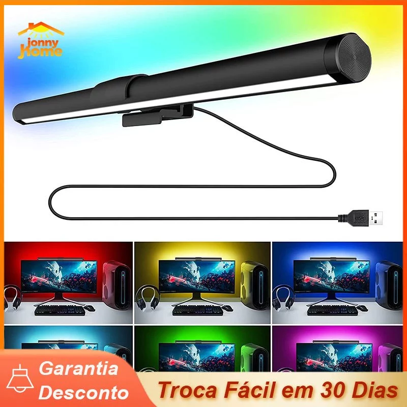 Barra de luz LED para monitor