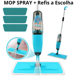 Mop Spray Rodo Magico Esfregão Com Reservatório Rodo de Limpeza Piso Com Refis Microfibra
